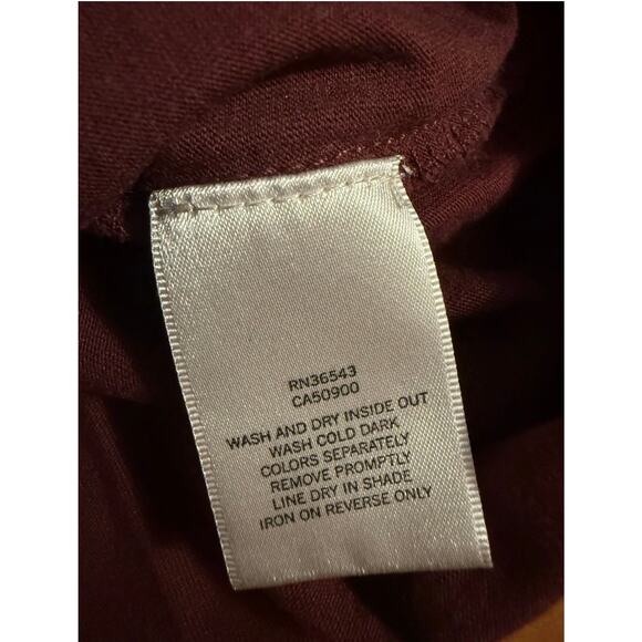 Van Heusen Shirt Womens Short Sleeve Top with Front Lace, Size Large - Picture 4 of 6